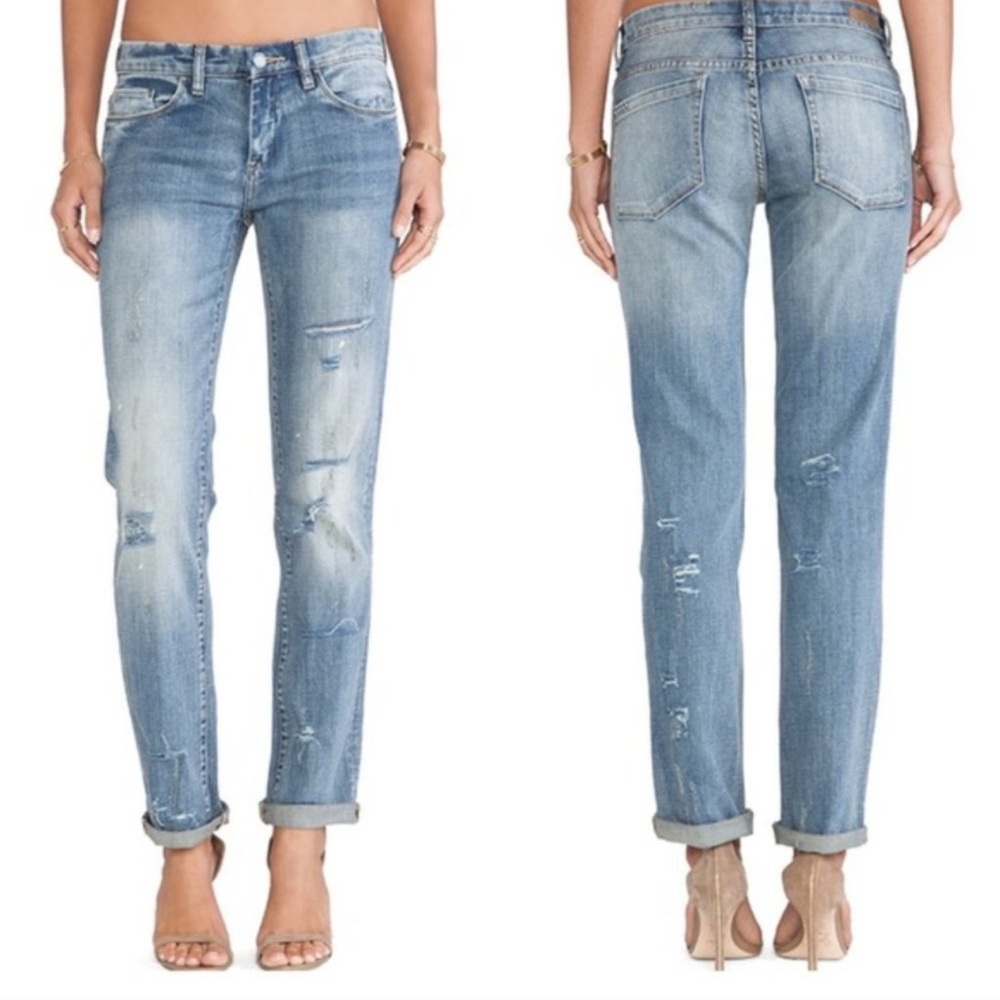 Blank NYC Boyfriend Distressed Jeans